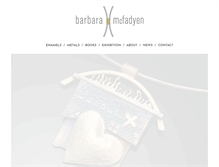 Tablet Screenshot of barbaramcfadyenjewelry.com